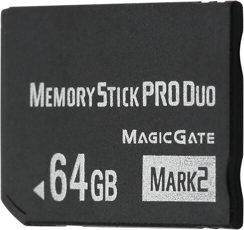 64 جيجابايت PSP 3000 Memory Stick PRO Duo، بطاقة ذاكرة PS2 عالية السرعة وGamecube لألعاب PSP، قراءة/كتابة 30 ميجابايت/ثانية، تصميم مضغوط، مثالي للألعاب والتصوير الفوتوغرافي in Kuwait