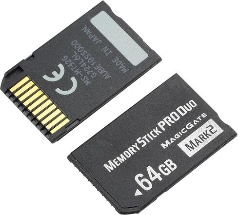 64 جيجابايت PSP 3000 Memory Stick PRO Duo، بطاقة ذاكرة PS2 عالية السرعة وGamecube لألعاب PSP، قراءة/كتابة 30 ميجابايت/ثانية، تصميم مضغوط، مثالي للألعاب والتصوير الفوتوغرافي in Kuwait