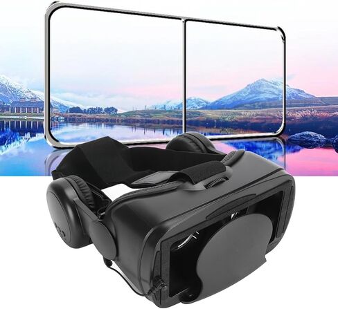 Haofy 3D Virtual Reality of Large Angle Volume Control of Blue Light VR VR Goggles Ahoggles for Smartphones 5-7 Inch Experience Comfortable Visualization Visualization Experience in Saudi Arabia