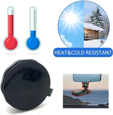 Weather Resistant Car Windshield Radar Detector Mount w/Enhanced Suction Cup, Suitable for UNIDEN R9 R8 R7 R4w R4 R3 DFR7 Radar Detector (Hot Temperature Approved) in Saudi Arabia