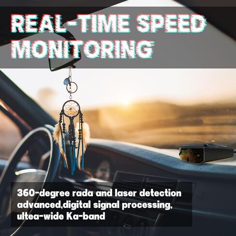 Driving Aids Laser/Radarr-Detector for Cars - Long Range Detection, Mute Memory, City/Highway Mode, Led Display, False Alert Filtering VG-2 Immunity, Ideal Gifts (Red) in Saudi Arabia
