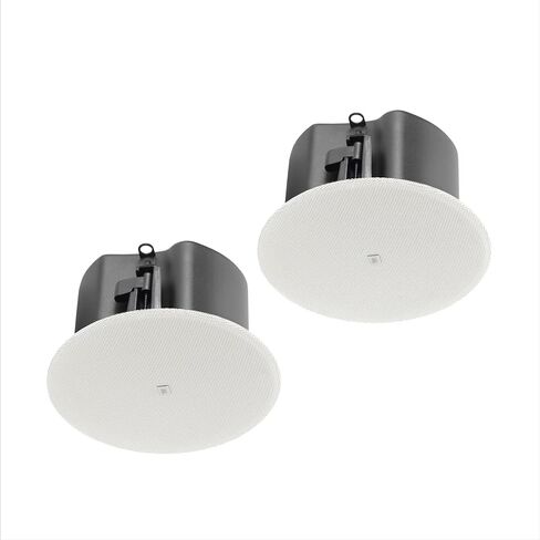 JBL Professional JBL-Control 414MPT 4.5" 2-Way, Shallow, 25 Watt, in-Ceiling Speaker with Backcan, 8 Ohm or 70V / 100V, Magnetic Grill, White in Saudi Arabia