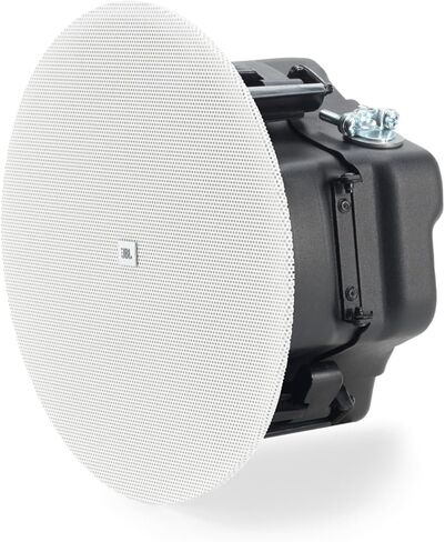 JBL Professional JBL-Control 414MPT 4.5" 2-Way, Shallow, 25 Watt, in-Ceiling Speaker with Backcan, 8 Ohm or 70V / 100V, Magnetic Grill, White in Saudi Arabia