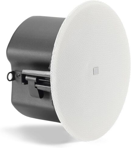 JBL Professional JBL-Control 414MPT 4.5" 2-Way, Shallow, 25 Watt, in-Ceiling Speaker with Backcan, 8 Ohm or 70V / 100V, Magnetic Grill, White in Saudi Arabia