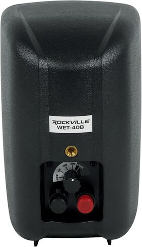 حزمة Rockville WET-40B: (24) مكبرات صوت جدارية تجارية 4 بوصة 70 فولت، دوارة باللون الأسود، RCS650-6 650 وات 6 منطقة مضخم صوت بلوتوث لمطعم وبار الفندق، 25 قطعة in Saudi Arabia