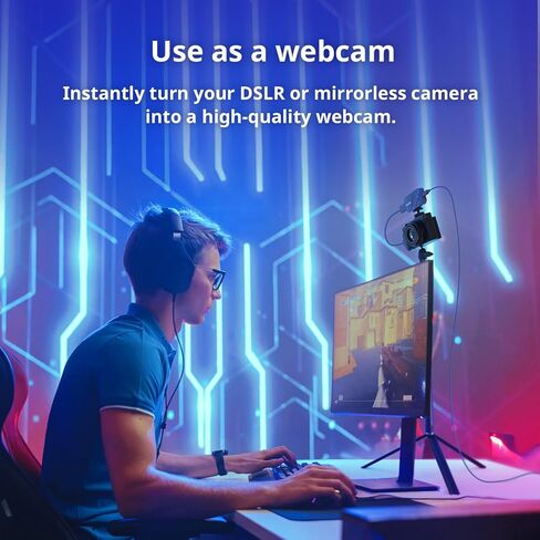 AVerMedia 4K60 HDMI Capture Card for DSLR, Camcorder, Action Camera, Low Latency for Live Streaming & Video Conferencing on OBS, Zoom, Twitch, Compatible with Win11, Mac, iPad - CamStream 4K BU113G2 in Saudi Arabia