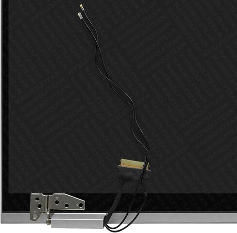 متوافق مع HP Envy x360 15-EW 15-EW1068NR 15-EW1073CL N40698-001 LCD شاشة استبدال محول الأرقام غطاء كابل مفصلات تجميع علوي كامل 15.6 بوصة 1920 × 1080 FHD (فضي) in Kuwait