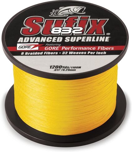 832 Braid 15 lb Hi-Vis Yellow - 1200 Yds in Saudi Arabia