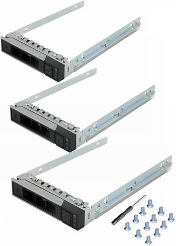 3 عبوات من علبة القرص الصلب مقاس 2.5 بوصة 0DXD9H DXD9H متوافقة مع خوادم Dell PowerEdge من الجيل السابع عشر إلى الرابع عشر R440 R640 R740 R740xd R840 R940 R6415 R7415 R742 in Saudi Arabia