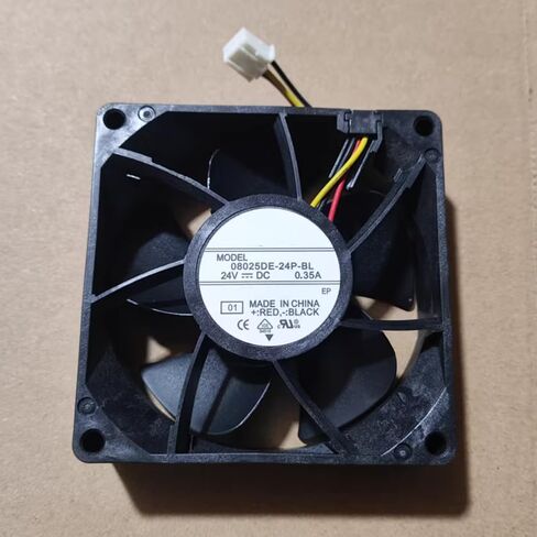 08025DE-24P-GL DC 24V 0.35A 80x80x25mm مروحة تبريد 3 أسلاك in Saudi Arabia