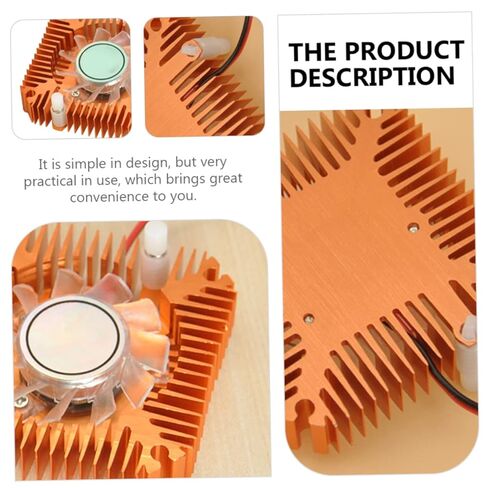 Garneck Silent GPU Fan Cooler Replacement Video Card Air Cooling Device with Bearing and Anodized Aluminum Heat Sink for Computer Graphics Cards in Saudi Arabia