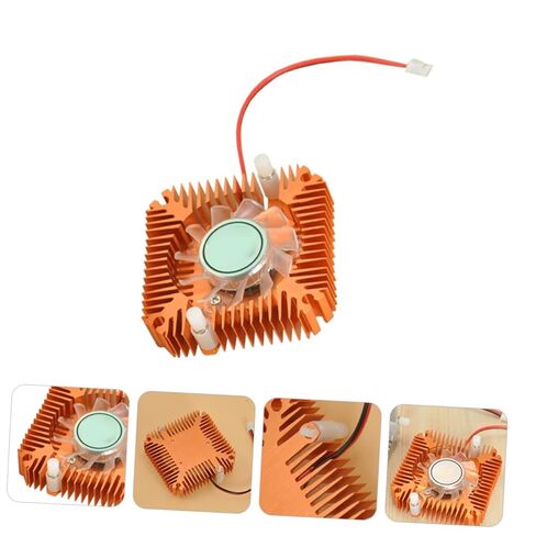 Garneck Silent GPU Fan Cooler Replacement Video Card Air Cooling Device with Bearing and Anodized Aluminum Heat Sink for Computer Graphics Cards in Saudi Arabia