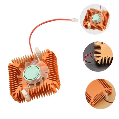 Garneck Silent GPU Fan Cooler Replacement Video Card Air Cooling Device with Bearing and Anodized Aluminum Heat Sink for Computer Graphics Cards in Saudi Arabia