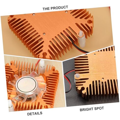 Garneck Silent GPU Fan Cooler Replacement Video Card Air Cooling Device with Bearing and Anodized Aluminum Heat Sink for Computer Graphics Cards in Saudi Arabia