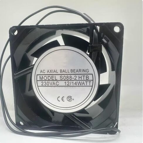 S088-2 HTB AC 230V 12/14W 80x80x38mm 2-Wire Cooling Fan in Saudi Arabia