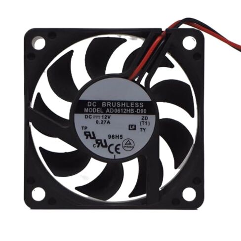 AD0612HB-D90 DC 12V 0.27A 60x60x15mm 2-Wire Cooling Fan in Saudi Arabia