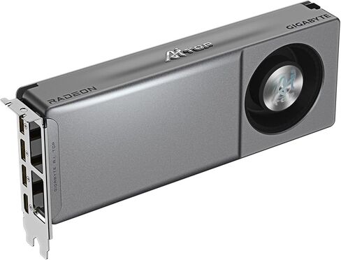 بطاقة رسومات GIGABYTE Radeon™ AI PRO R9700 AI TOP 32G، نظام تبريد بمروحة توربو، 32 جيجابايت GDDR6، بطاقة فيديو GV-R9700AI TOP-32GD in Saudi Arabia