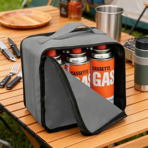 Camping Storage Bag, Gas Tank Organizer Bag for Camping, RV Trips & Outdoor Barbecues,Grey in Saudi Arabia