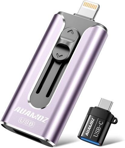 512GB Flash Drive for iPhone Photo Stick USB Memory Stick, Portable Thumb Drive for Photo Video Storage and Transfer, Compatible with iPhone, iPad, Android, PC (Blue) in Saudi Arabia
