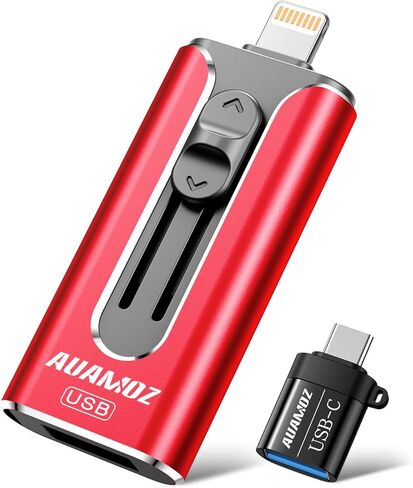 512GB Flash Drive for iPhone Photo Stick USB Memory Stick, Portable Thumb Drive for Photo Video Storage and Transfer, Compatible with iPhone, iPad, Android, PC (Blue) in Saudi Arabia