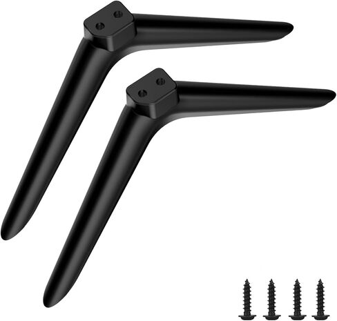 TV Stand Legs Exclusive for Onn 100012584 100069992 Roku TV, for Onn TV Legs Replacement, Easy to Install, Screws and Anti-Slip Feet Pads Included in Saudi Arabia