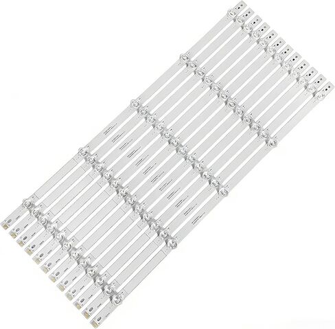 12 Pieces LED Backlight Strips for Vizio 65''TV M65Q6-J09 V655-H19 JL.D65051330-202DS-M V04 6C01B001SQ000 JL.D65051330-202GS-M V0 V650DJB-203 V650DJB-E03 LBM650M0501-JG-2 in Saudi Arabia