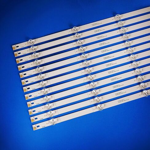 12 Pieces LED Backlight Strips for Vizio 65''TV M65Q6-J09 V655-H19 JL.D65051330-202DS-M V04 6C01B001SQ000 JL.D65051330-202GS-M V0 V650DJB-203 V650DJB-E03 LBM650M0501-JG-2 in Saudi Arabia
