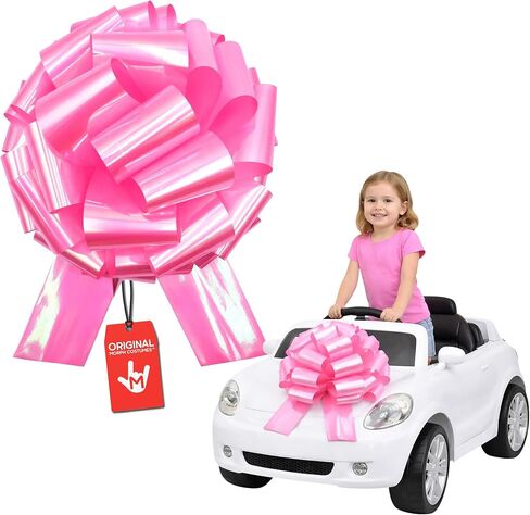 Nicky Bigs Novelties Pink Big Bow for Presents, 14in Pull String for Gifts in Kuwait