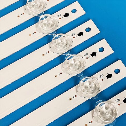 12 Pieces LED Backlight Strips for Vizio 65''TV M65Q6-J09 V655-H19 JL.D65051330-202DS-M V04 6C01B001SQ000 JL.D65051330-202GS-M V0 V650DJB-203 V650DJB-E03 LBM650M0501-JG-2 in Saudi Arabia