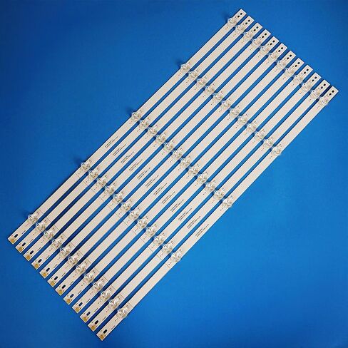 12 Pieces LED Backlight Strips for Vizio 65''TV M65Q6-J09 V655-H19 JL.D65051330-202DS-M V04 6C01B001SQ000 JL.D65051330-202GS-M V0 V650DJB-203 V650DJB-E03 LBM650M0501-JG-2 in Saudi Arabia