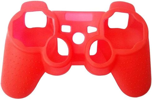 OSTENT Protective Silicone Gel Soft Skin Case Cover Pouch for Sony PlayStation PS2 PS3 Controller Color Blue in Saudi Arabia