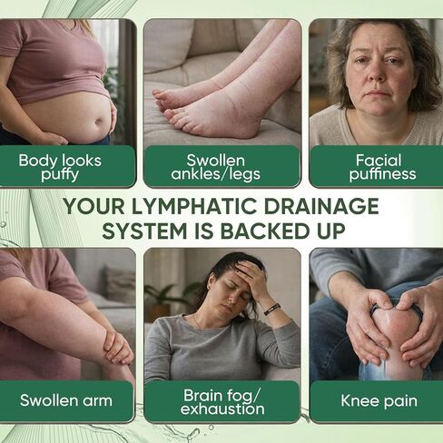 Lymphatic Drainage Drops – Herbal Fluid Balance Support & General Wellness Support, Gentle Daily Liquid Formula with Natural Ingredients, Vegan & Non-GMO, 2 Fl Oz (2) in Saudi Arabia