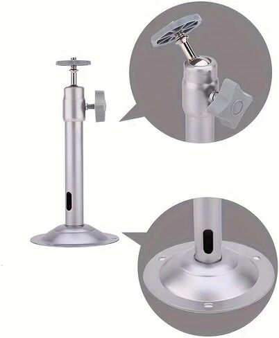 Portable Projector Bracket 360° Rotatable Ceiling Wall Mount Beamer Holder Aluminium compatable for HY300 HY320 Beam Projector in Saudi Arabia