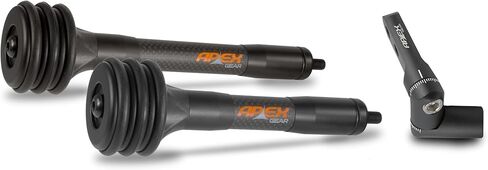 TRUGLO AG815B Endgame, Weighted Carbon Fiber Stabilizer, 8". Black in Saudi Arabia