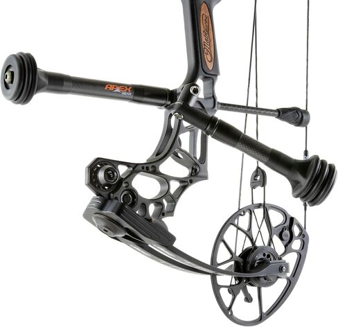 TRUGLO AG815B Endgame, Weighted Carbon Fiber Stabilizer, 8". Black in Saudi Arabia