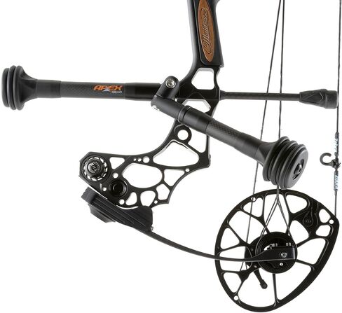 TRUGLO AG815B Endgame, Weighted Carbon Fiber Stabilizer, 8". Black in Saudi Arabia