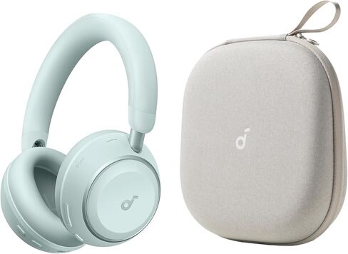 Soundcore Space 2 by Anker, Active Noise Cancelling Headphones with Protective Case, Comfortable Fit, 50H Playtime, LDAC Hi-Res Wireless Audio, Dual Connection, Clear Calls, Bluetooth 6.1, Nap Mode in Saudi Arabia