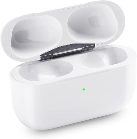 Replacement Charging Case for AirPods Pro, Wireless Charging Compatible, 1st and 2nd Generation,(USB-C) (White) in Saudi Arabia