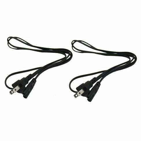 USonline911 2 pcs Premium Quality AC Power Cord Cable Replacement for Playstation 4 & PS3 (Slim/Super Slim) in Saudi Arabia