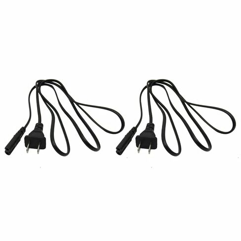 USonline911 2 pcs Premium Quality AC Power Cord Cable Replacement for Playstation 4 & PS3 (Slim/Super Slim) in Saudi Arabia