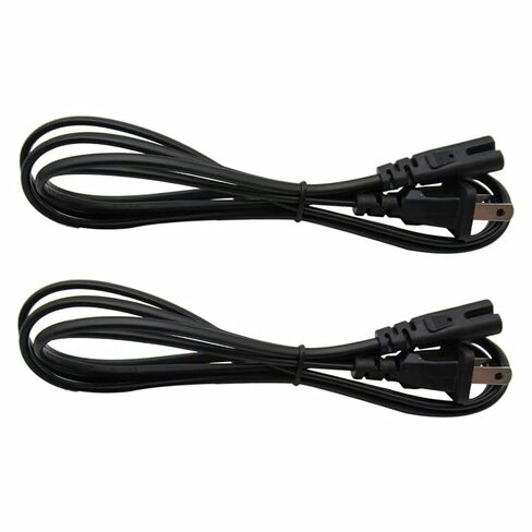 USonline911 2 pcs Premium Quality AC Power Cord Cable Replacement for Playstation 4 & PS3 (Slim/Super Slim) in Saudi Arabia