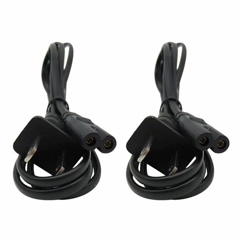 USonline911 2 pcs Premium Quality AC Power Cord Cable Replacement for Playstation 4 & PS3 (Slim/Super Slim) in Saudi Arabia