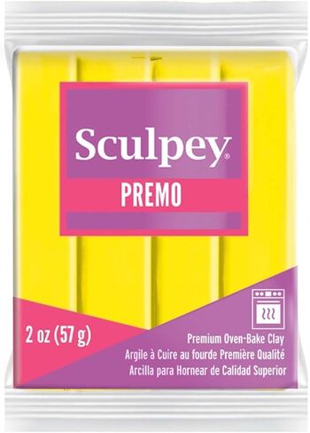 Sculpey Premo Polymer Oven-Bake Clay, Alizarin Crimson Hue, Non Toxic, 2 oz. bar, Great for jewelry making, holiday, DIY, mixed media and home décor projects in Saudi Arabia