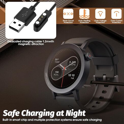 عبوتان كابل شحن USB A بطول 3.94 قدم متوافق مع CMF Watch 3 Pro/CMF Watch Pro 2 / Pro 1 كابل USB محول شحن بديل 120 سم in Kuwait