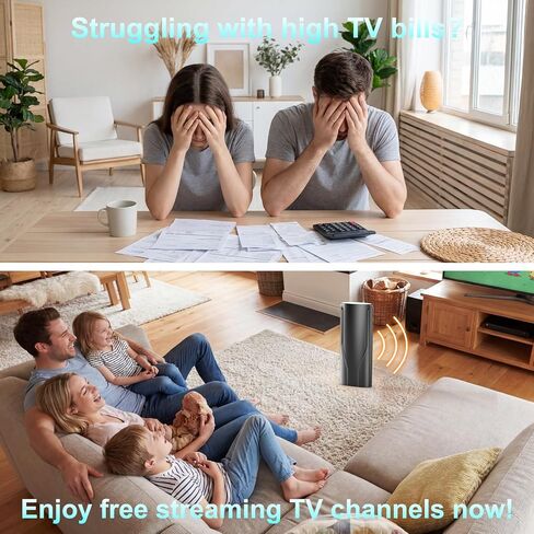 TV Antenna, Digital Indoor HD Antennas, Outdoor Antenna with Hooks Digital Antenna for Smart tv Indoor/Outdoor Antenna Supports 4K 8K 1080p in Saudi Arabia
