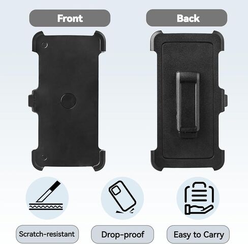 TERPINK عبوتان من مشبك الحزام المتوافق مع حافظة Samsung Galaxy S26 Ultra Otterbox Defender، حافظة واقية وحافظة، حامل دوار 360 درجة بدون استخدام اليدين (مشبك الحزام فقط، الحافظة غير متضمنة) in Kuwait