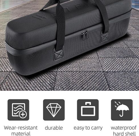 Ebike Battery Bag Dual Zipper Hard Shell 1680PU+EVA Waterproof Shock & Drop Protection Lightweight Shoulder Strap Case for Batteries, Lipo Cells & Daily Essentials Bike Accessory​ in Saudi Arabia