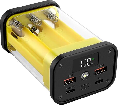 Multipurpose Power Case for 18650 Batteries Toolless Installation with Protections Circuits Supporting Various Electroni Not Solder Holder in Saudi Arabia