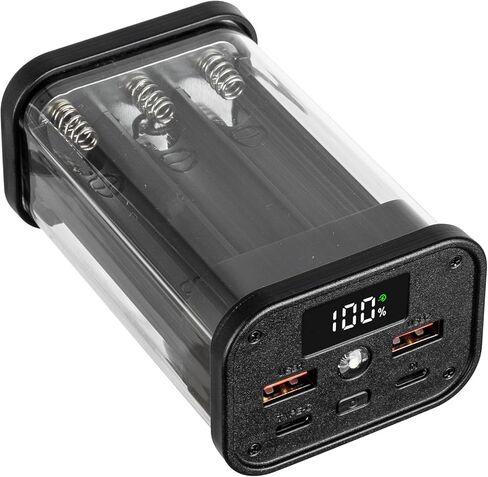 Multipurpose Power Case for 18650 Batteries Toolless Installation with Protections Circuits Supporting Various Electroni Not Solder Holder in Saudi Arabia