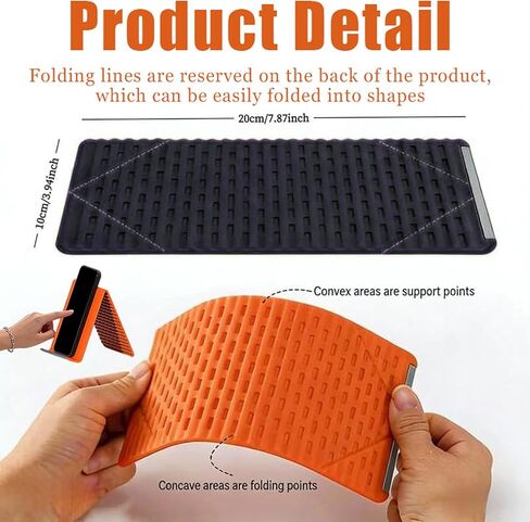 Flexible Silicone Phone Stand with Aluminum,Adjustable Foldable Silicone Phone Stand, Portable Multi-Angle Anti-Slip Holder for Phones, Tablets, Rollable Design for Home or Office (Black) in Saudi Arabia